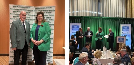 award ceremony for Irish Echo