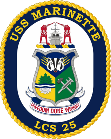 USS Marinette crest