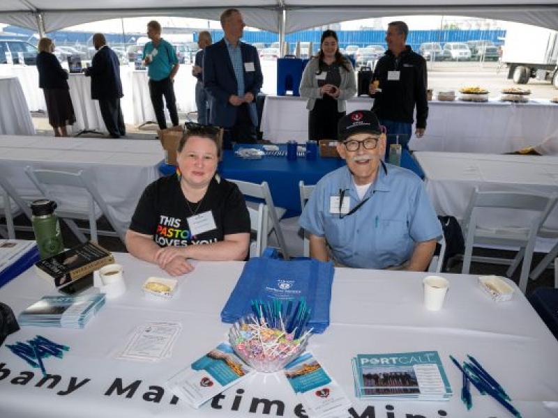 Albany Maritime Ministry Expo table