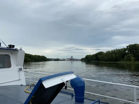 Hudson River as seen from the Port's boat Spirit of Albany